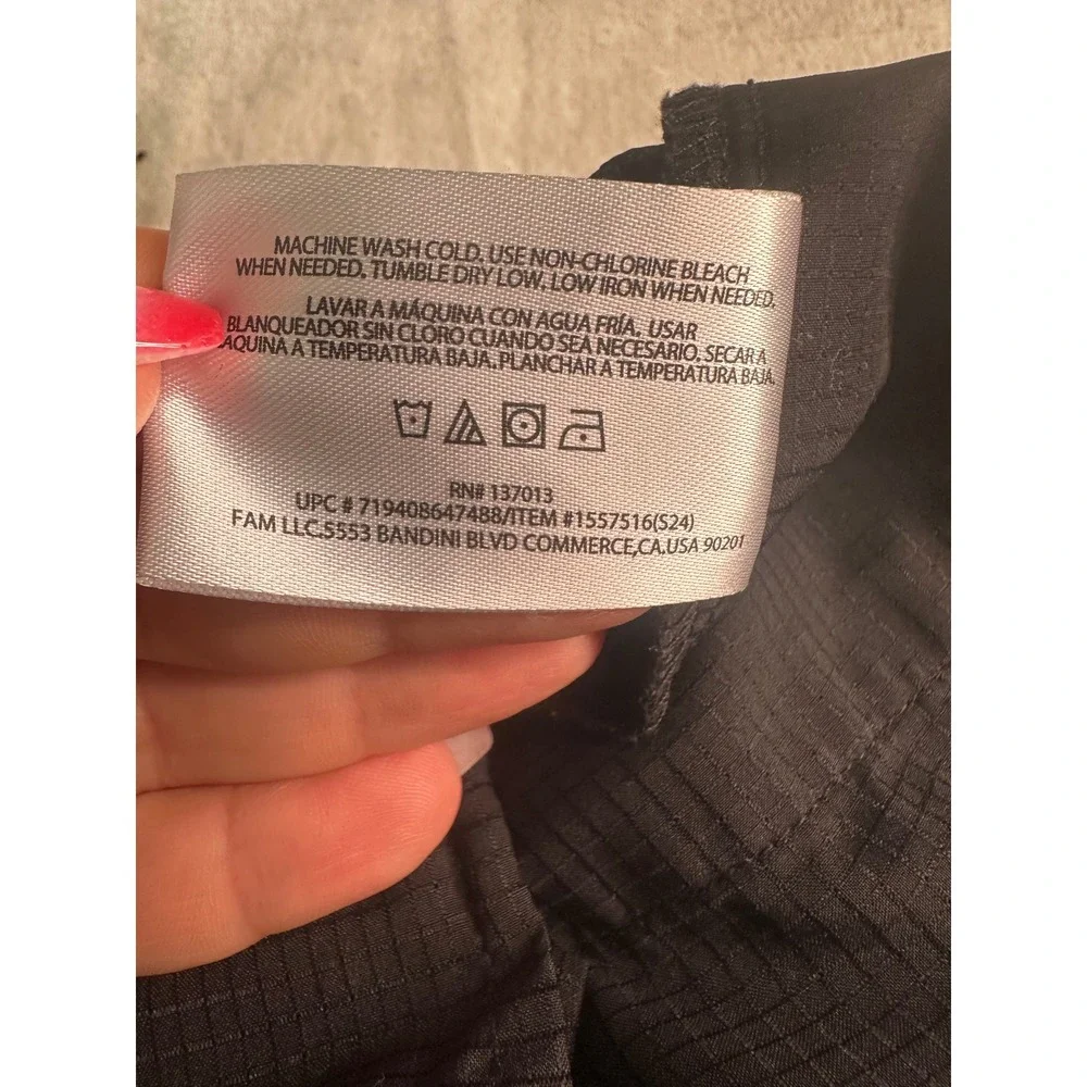 Banana Republic Performance Flat Front Pant Mens 38x30 Black Straight Trousers